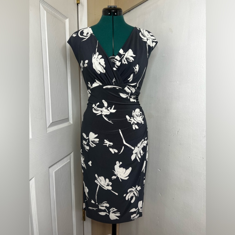 Lauren Ralph Lauren Sheath Dress For Women 10 Medium Pre Owned Excellent Condit